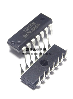 直插 SN74LS86AN 74LS86  DIP-14 HD74LS86P 栅极/逆变器IC 芯片