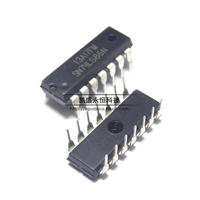 直插 SN74LS86AN 74LS86  DIP-14 HD74LS86P 栅极/逆变器IC 芯片