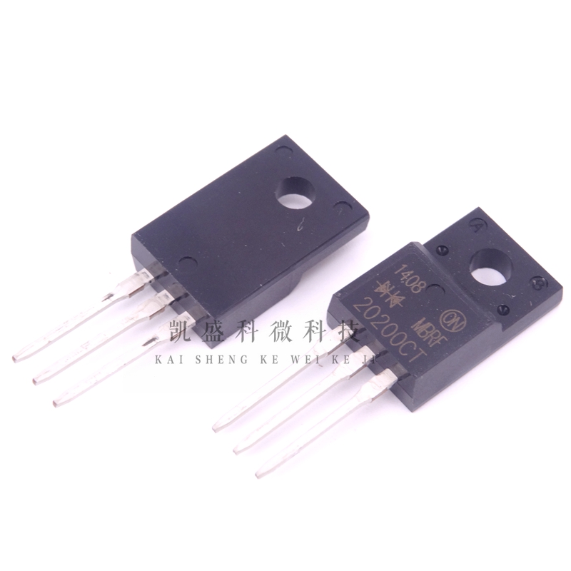 直插 MBRF20200CT TO-220F MBR20200二极管20A200V整流管 肖特基