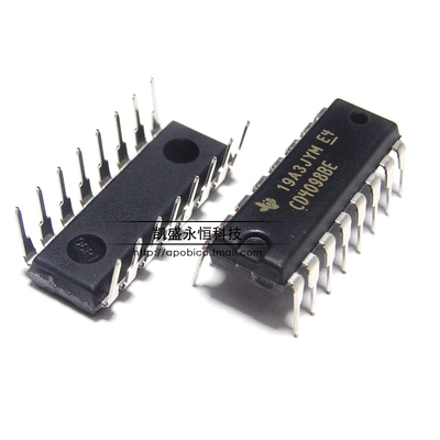 直插 CD4098BE HCF4098BE HEF4098 DIP-16 多频振荡器 全新原装