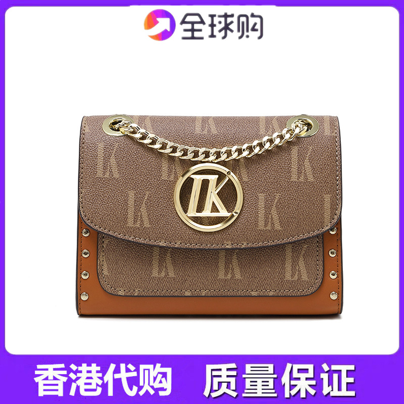 斜挎小包包女2025新款潮夏季时尚铆钉小方包女士百搭洋气链条小包