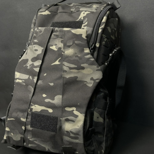 机能背包袋鼠仓 鹤立工业 战术背包扩展仓附件袋头盔扩展板挂袋仓