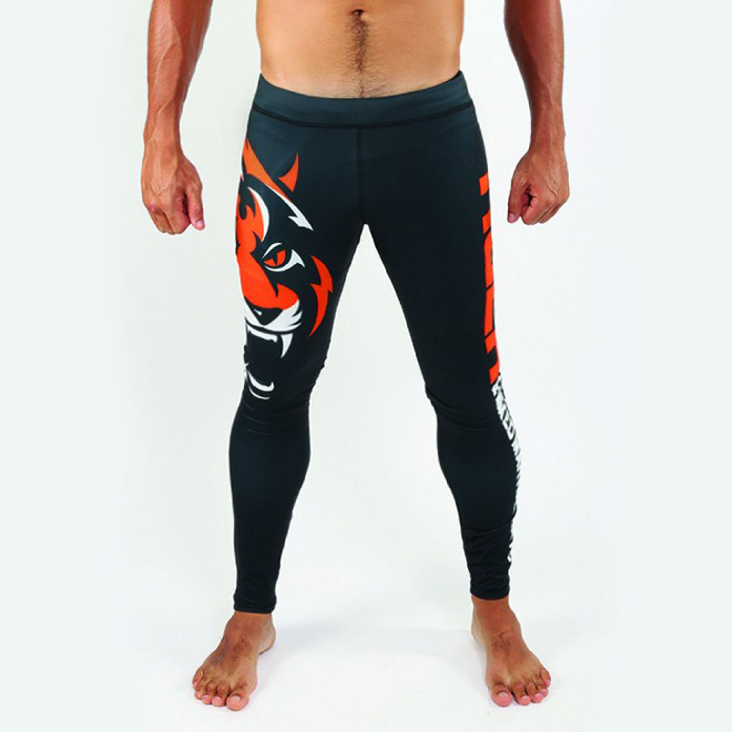 UFC老虎拳馆运动透气速干长裤紧身训练格斗散打搏击格斗运动裤