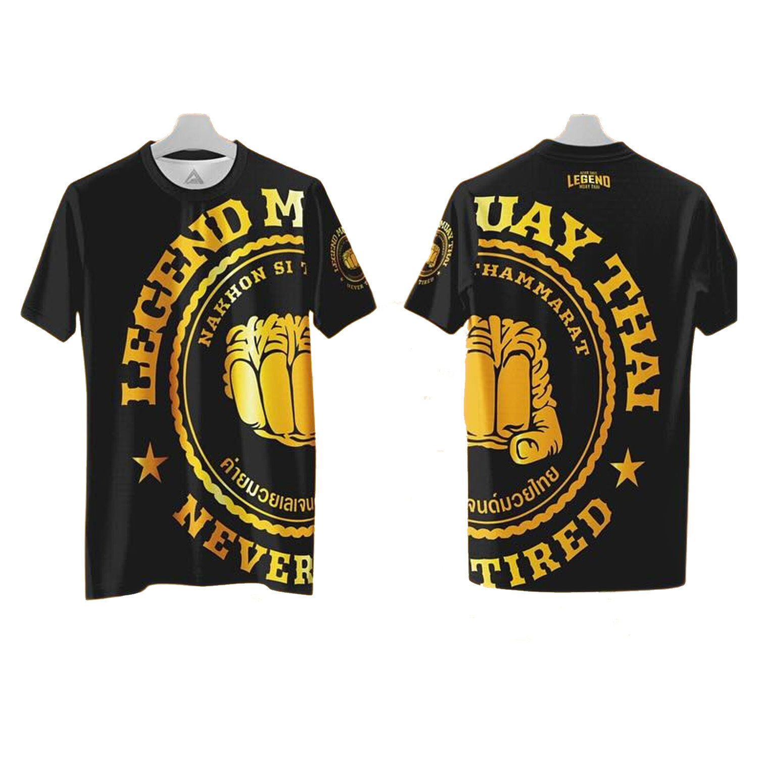 泰国传奇短袖泰拳健身训练无袖男女运动无袖UFC搏击格斗