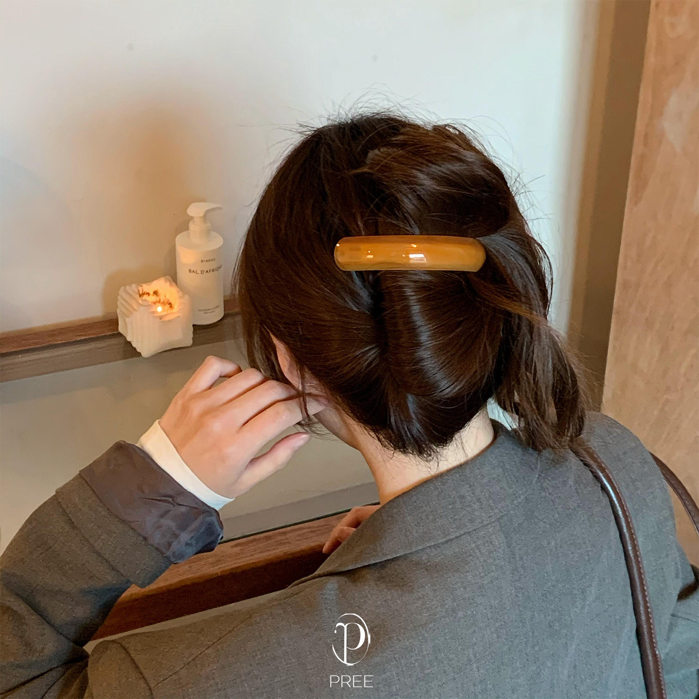 【新品限时85折/仅限新品】落日余晖~韩系醋酸高级感复古一字发夹,饰品/流行首饰/时尚饰品新,发饰,淘宝优惠券,粉丝福利购,淘宝优惠卷