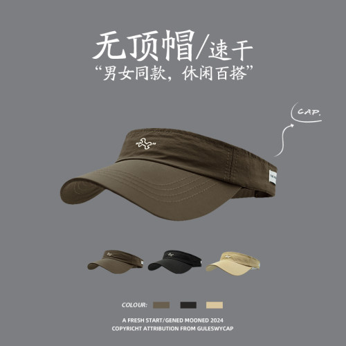 GULESWYCAP夏天速干空顶帽男女