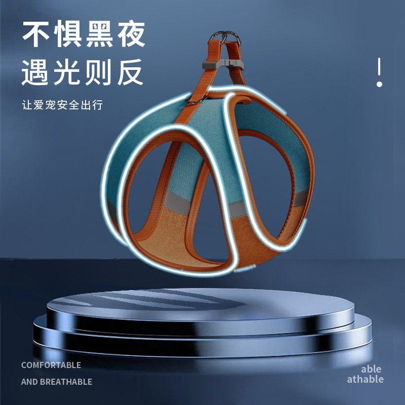 宠物用品猫咪牵引绳 背心式宠物胸背带防挣脱反光遛狗猫绳子,宠物/宠物食品及用品,猫牵引绳,淘宝优惠券,粉丝福利购,淘宝优惠卷