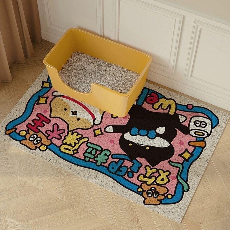 卡通可爱猫砂盆垫耐脏易打理控砂落砂防外溅超大号丝圈过滤宠物,宠物/宠物食品及用品,狗窝/屋/帐篷/沙发,淘宝优惠券,粉丝福利购,淘宝优惠卷