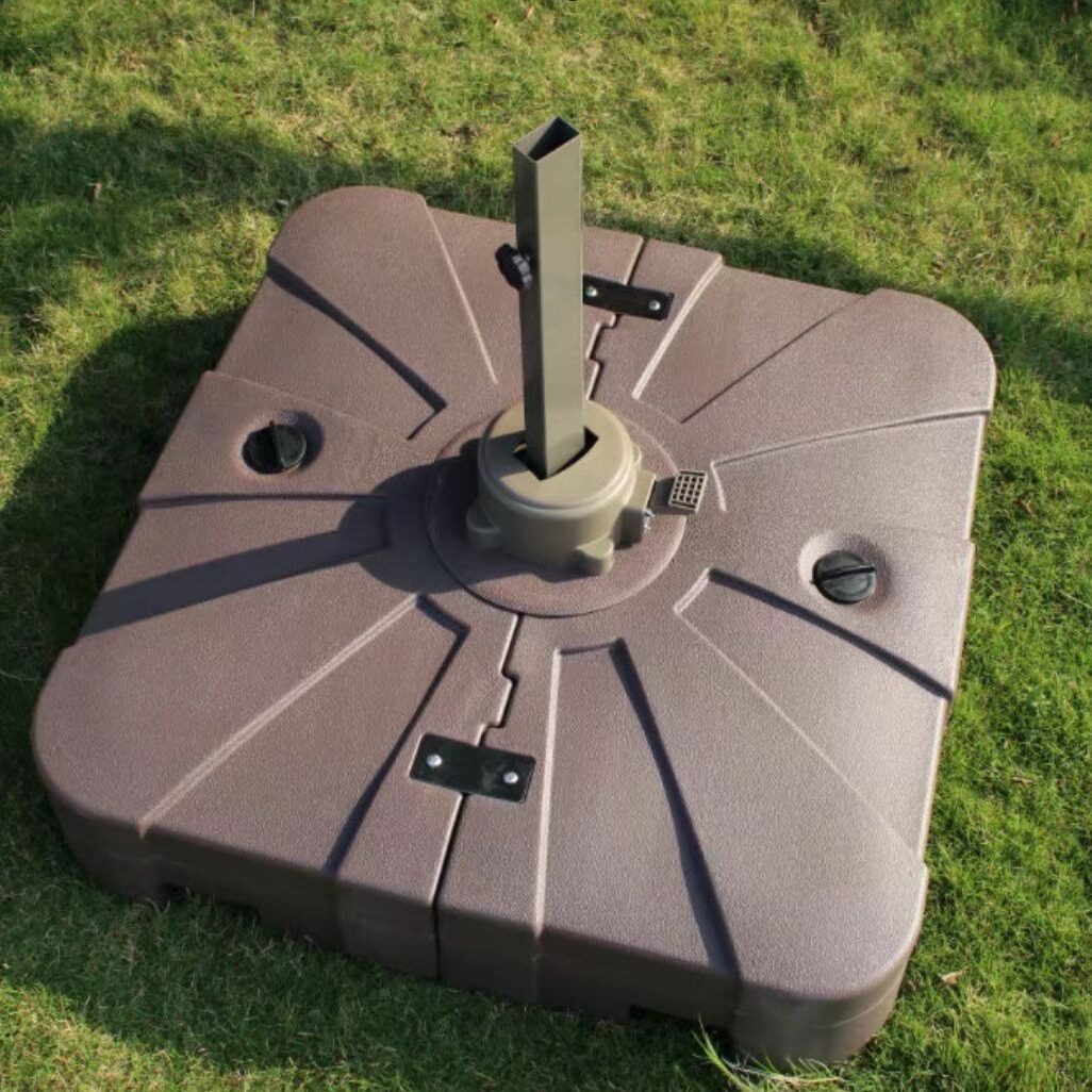 户外遮阳伞固定注水底座户外钓鱼伞水箱塑料伞座注水注沙伞墩子