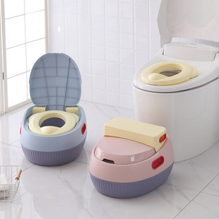 新品新款禹祺防滑多功能阶梯式座便器宝宝便桶儿童坐便器便盆