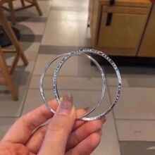 双环四叶草手镯女白铜镯子三生三世手环小众设计高级感送女友礼物