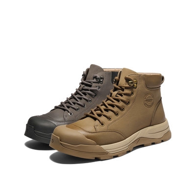 百丽男鞋休闲马丁靴子男士25新冬季雪地靴加绒东北棉靴A2265DD5