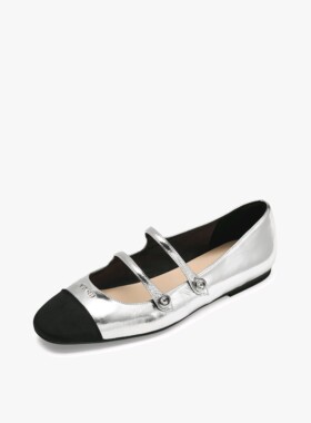 73hours女鞋色彩剧场2025秋季新款气质复古玛丽珍鞋红色平底单鞋