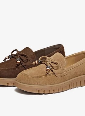 TATA/他她2026春时尚休闲百搭乐福鞋新款CLQ01AA6