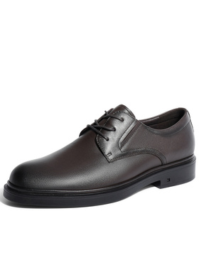 森达正装皮鞋男2024春新商场同款系带绅士职场商务鞋47508AM4