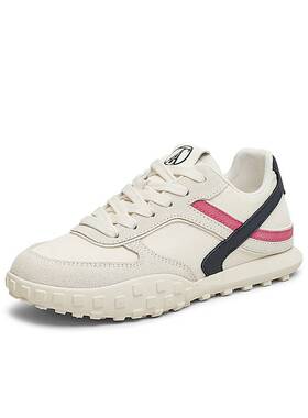 TATA他她休闲复古德训鞋女百搭撞色阿甘鞋运动鞋2025新款CV201AM5