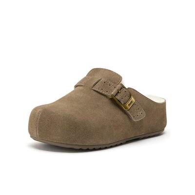 专柜正品拔佳2026春季新款女鞋休闲通勤百搭一脚蹬勃肯拖2827DAH6