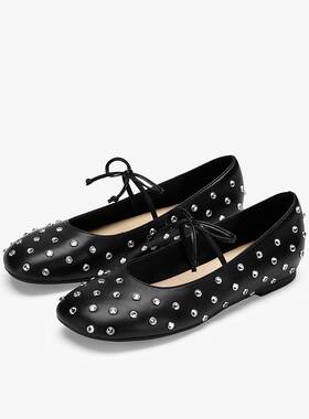 小桃同款73hours女鞋调皮鬼2024秋新款玛丽珍芭蕾鞋单鞋AAF64CQ4