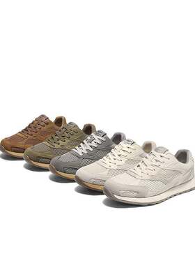 「岩途」百丽男鞋轻盈厚底休闲老爹鞋男士新款户外运动鞋A2064CM5