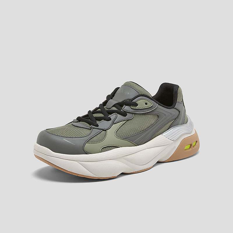 SKAP圣伽步男鞋2026春季新款老爹鞋轻便运动鞋透气网布男款休闲鞋