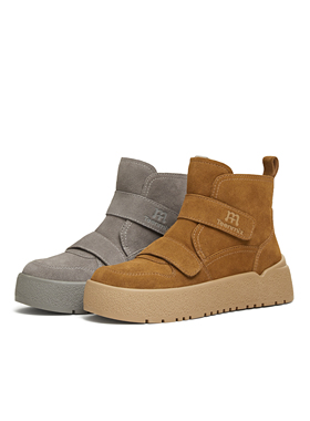 天美意厚底复古加绒保暖雪地靴时装靴女棉鞋短靴25冬新款CCR42DD5