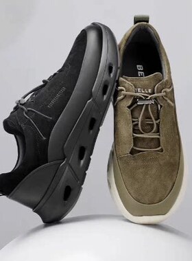 百丽舒适轻便健步鞋男2026新款春季户外潮搭休闲运动鞋A2299AM6