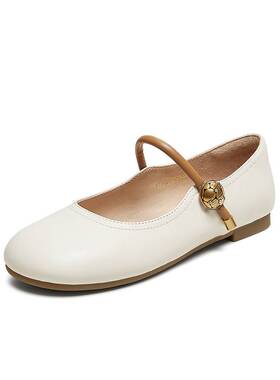 TATA他她女鞋2025秋款圆头方跟鞋子时尚百搭羊皮玛丽珍鞋YFF03CQ5