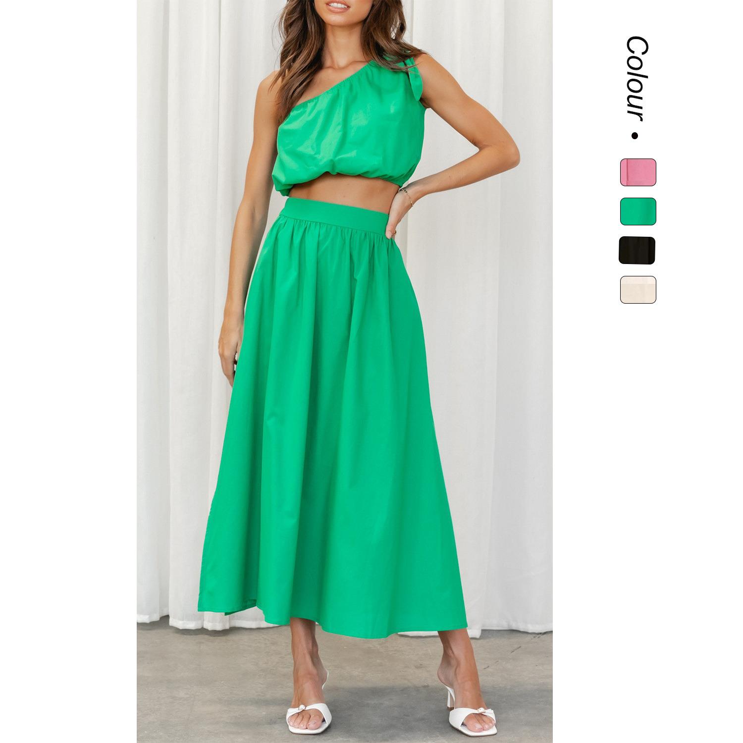 skirt waist pleated leisureelegant avant-garde fashion