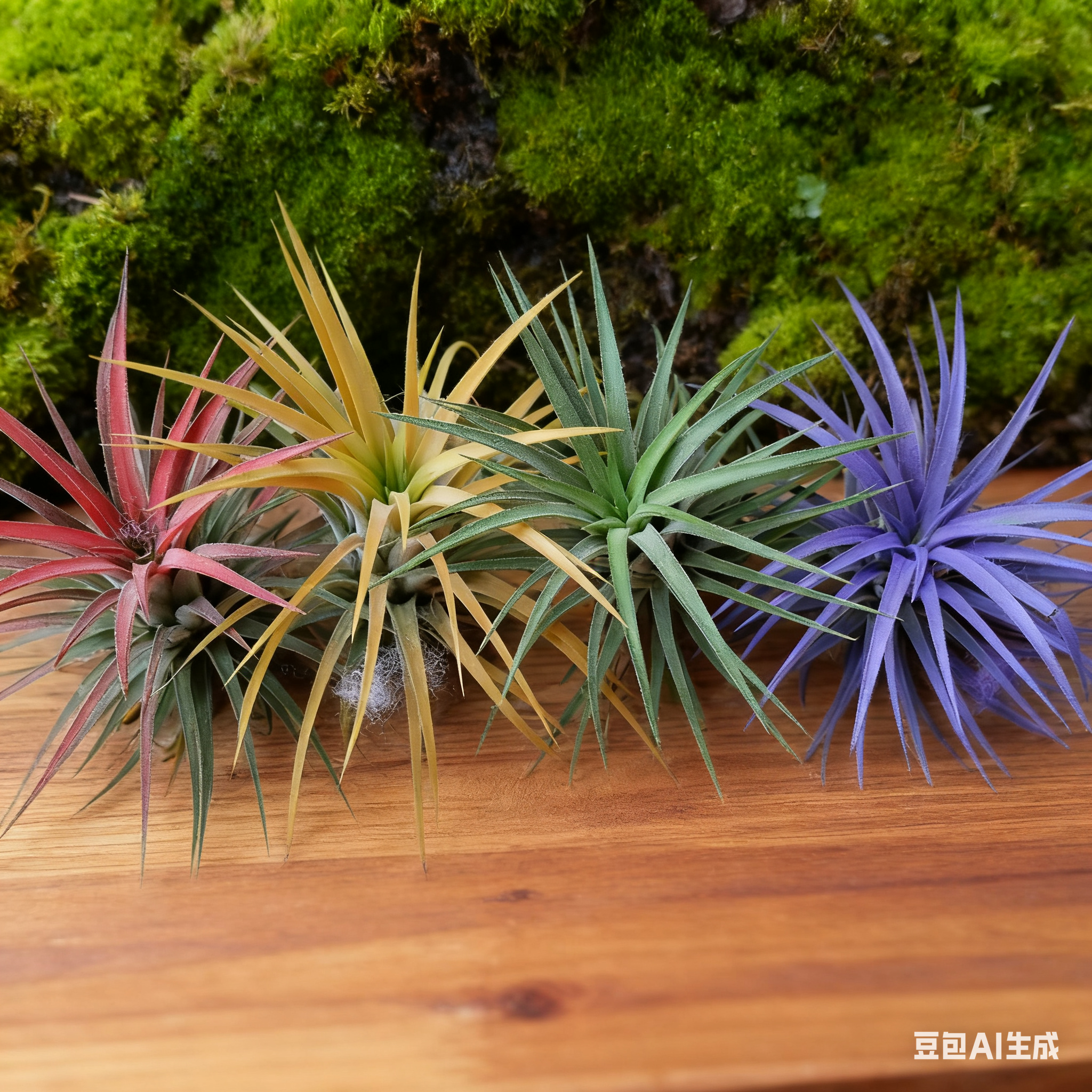 特价红精灵空气凤梨无土植物室内桌面好养好管理