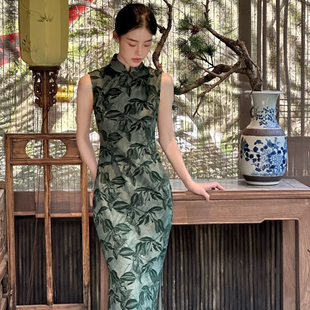 女年轻款 绝美旗袍2025新款 少女日常可穿 复古民国风改良无袖 新中式