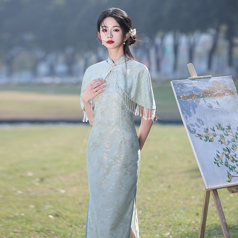 司藤同款改良旗袍2026年新款年轻款少女小个子新中式日常可穿优雅