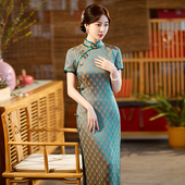 日常可穿连衣裙 高端气质复古国风妈妈装 老上海旗袍2026新款 年轻款