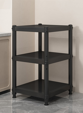 货架置物架多层厨房客厅玩具杂物收纳架子仓库黑色小架子清仓包邮