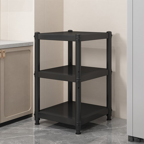 货架置物架多层厨房客厅玩具杂物收纳架子仓库黑色小架子清仓包邮