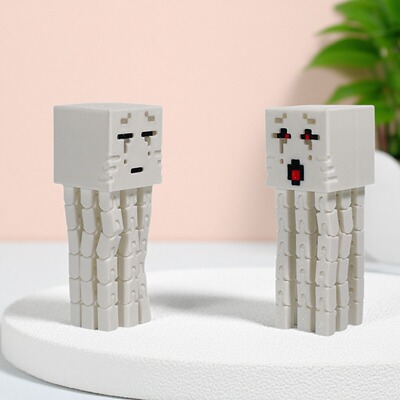 MC我的世界恶魂3D打印多关节可动人偶手办模型玩具礼物可动玩具