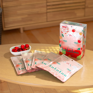 LuLuLun东北地区限定樱桃面膜补水保湿提亮日本面膜35片/盒