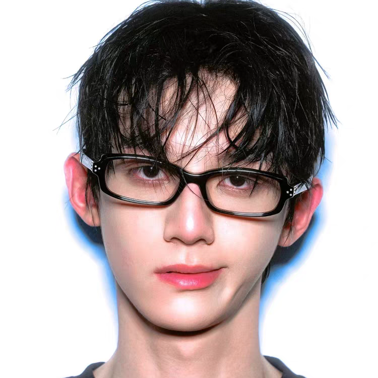 韩版复古小方框痞帅眼镜男女黑框平光镜素颜神器显瘦配度数近视镜