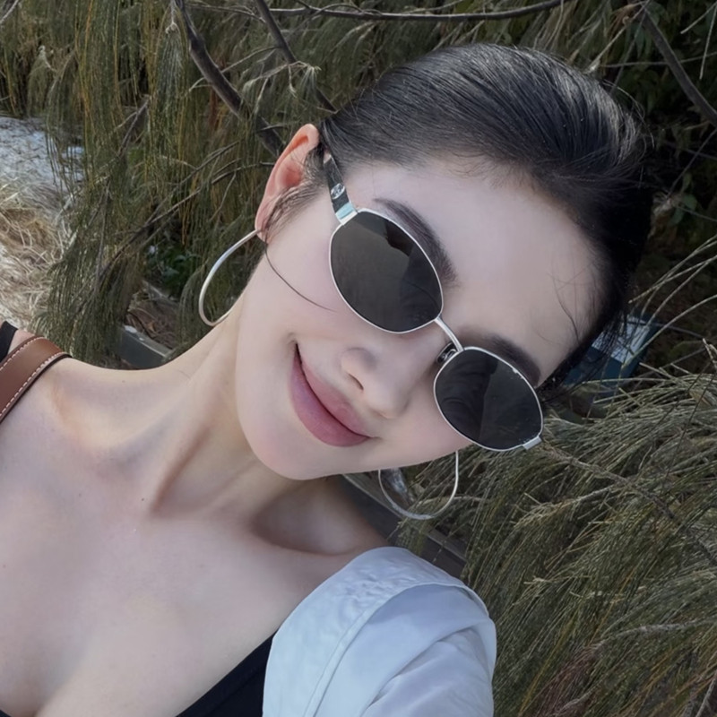 墨镜女款新款遮阳高级感网红同款猫眼复古个性太阳眼镜男小脸街拍