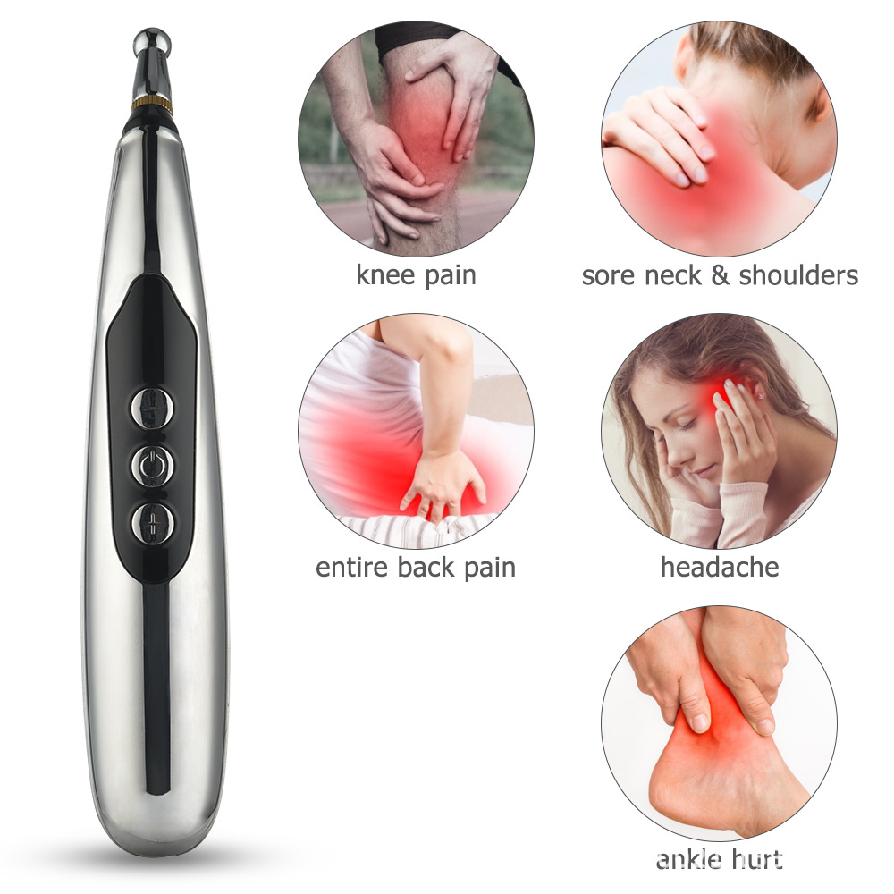 USB pulse magnetic therapy meridian instrument massage pen