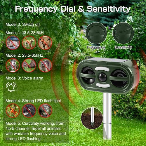 High power bird repellent outdoor ultrasonic rodent repellen