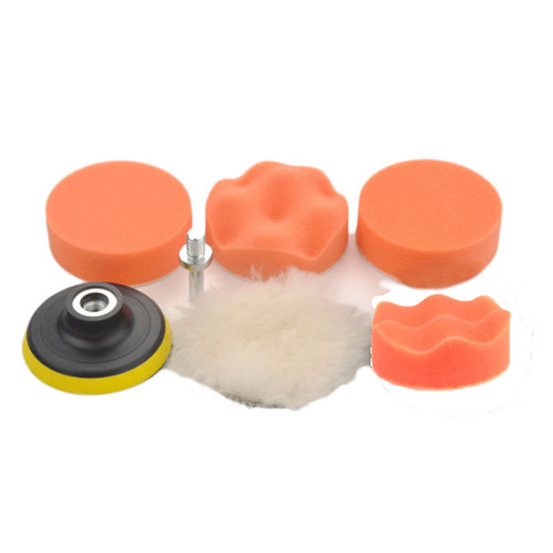 7pcs 3inch Car Polishing Pad Set Waxing Sponge Buffer Polish