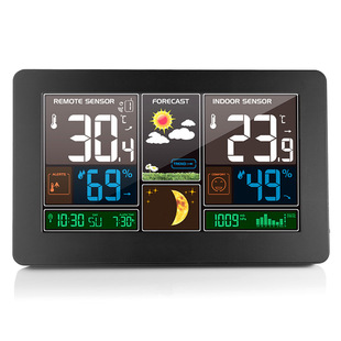 Meteorological clock thermometer and hygromete气象钟温湿度计
