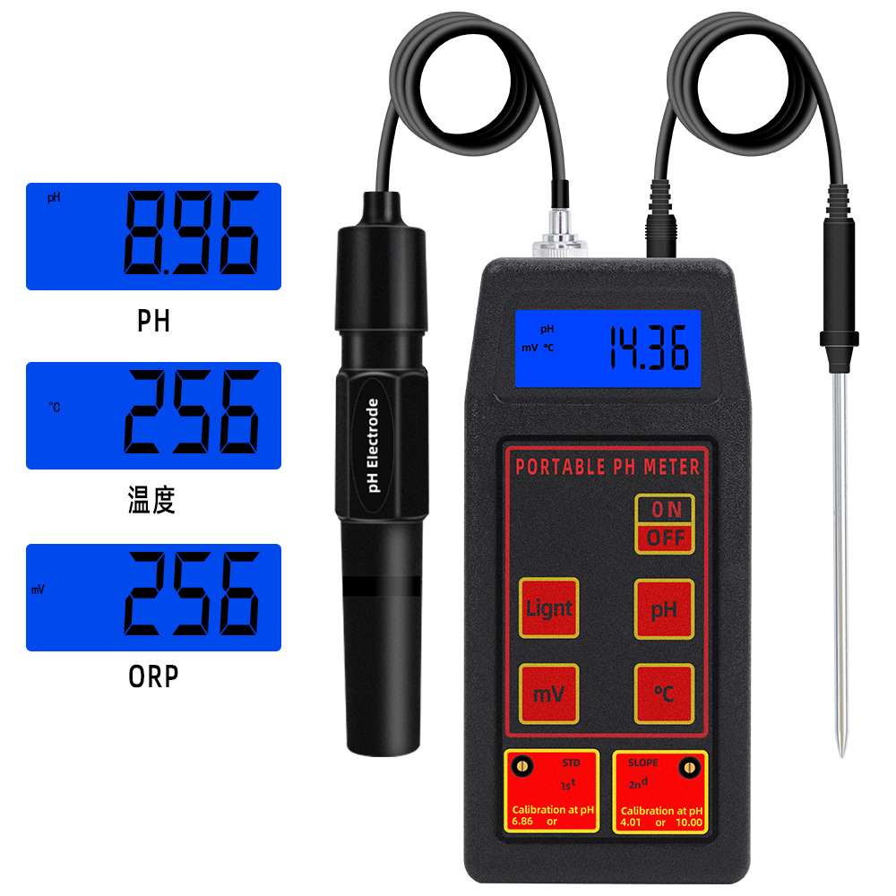 Acidity meter portable detector PH moisture analyzer水分仪