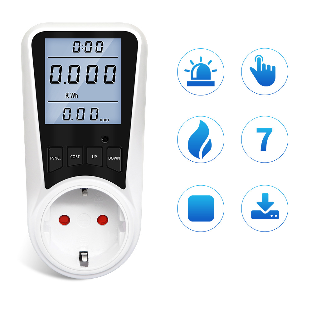 European standard AC energy meter, digital energy meter