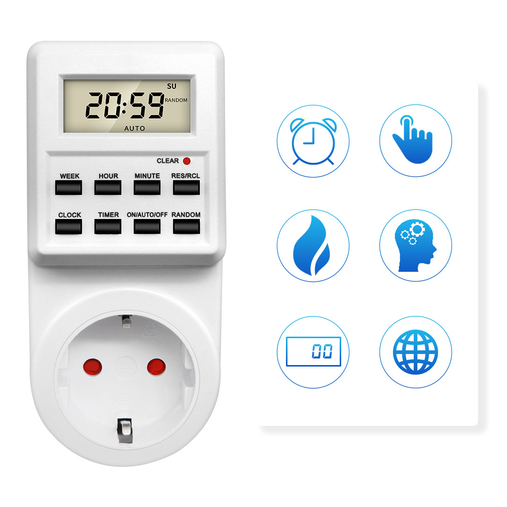 Intelligent electronic time controlled switch power meter