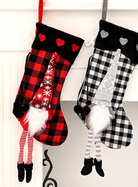 Christmas Socks Creative Elderly Gift Socks圣诞袜老人礼物袜