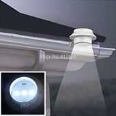 solar garden powered gutter LED leds fence light decoration