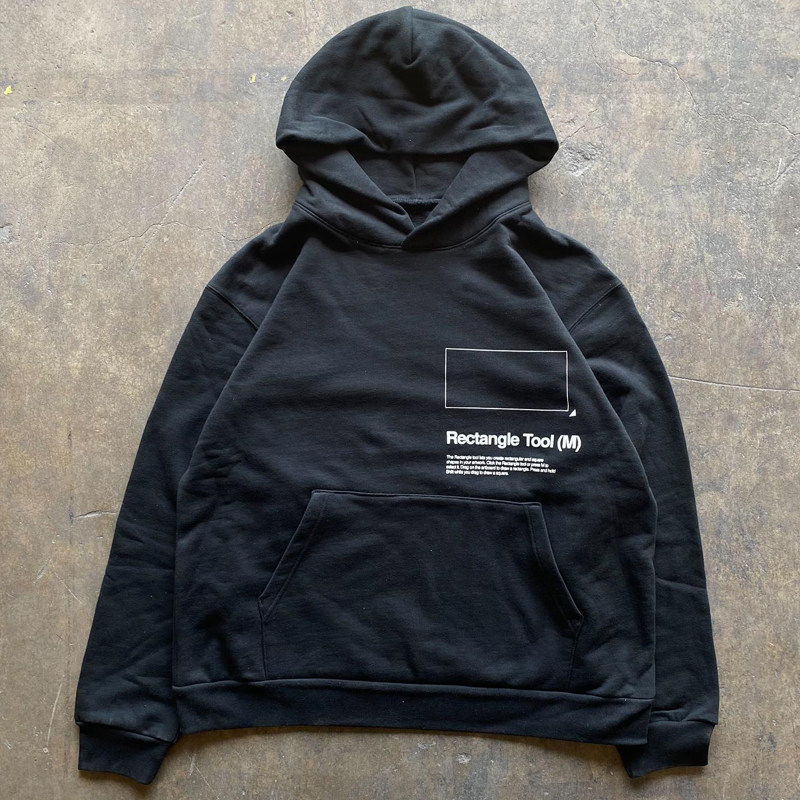 thumbnail for BOMBA STUDIO is a blockbuster good thing, American street trend, retro slimming, versatile hooded sweatshirt, ins style