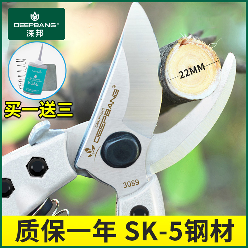 进口园艺树剪刀剪枝剪子果枝剪园林树枝修剪刀修果树花卉剪刀省力