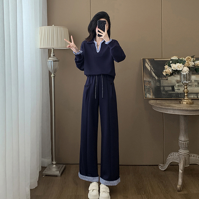 松弛感慵懒风休闲套装穿搭